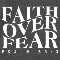 Faith Over Fear Psalm 56 3 Vector Backpack