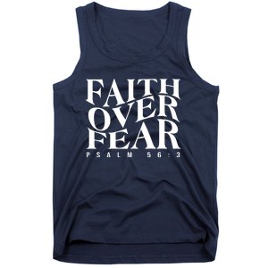 Faith Over Fear Psalm 56 3 Tank Top