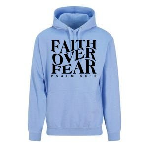 Faith Over Fear Psalm 56 3 Unisex Surf Hoodie