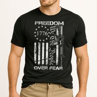 Freedom Over Fear Pro Gun USA Flag 2nd Amendment Cooling Performance Crew T-Shirt