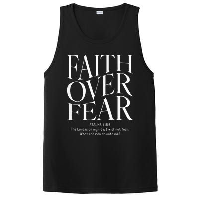 Faith Over Fear Christian PosiCharge Competitor Tank