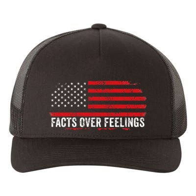 Facts Over Feelings Election 2020 Maga Trump Yupoong Adult 5-Panel Trucker Hat
