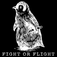 Fight Or Flight Funny Penguin Meme 16 in Basic Backpack
