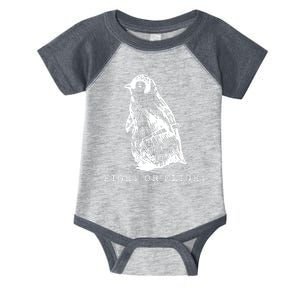 Fight Or Flight Funny Penguin Meme Infant Baby Jersey Bodysuit