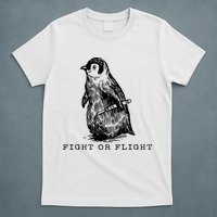 Fight Or Flight Funny Penguin Meme T-Shirt