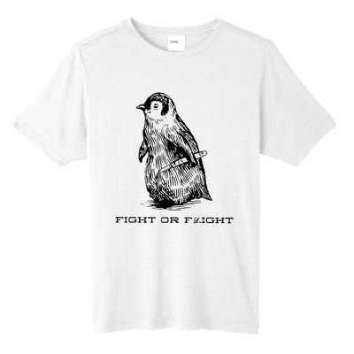 Fight Or Flight Funny Penguin Pun Fight Or Flight Tall Fusion ChromaSoft Performance T-Shirt