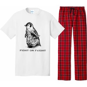 Fight Or Flight Funny Penguin Pun Fight Or Flight Pajama Set