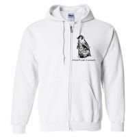 Fight Or Flight Funny Penguin Pun Fight Or Flight Full Zip Hoodie