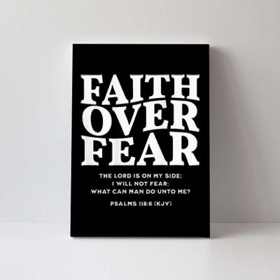 Faith Over Fear Canvas