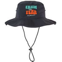 Faith Over Fear Christian Motivational Legacy Cool Fit Booney Bucket Hat