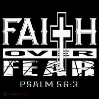 Faith Over Fear Bible Verses Inspiration Tall T-Shirt