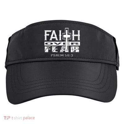 Faith Over Fear Bible Verses Inspiration Adult Drive Performance Visor