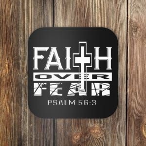 Faith Over Fear Bible Verses Inspiration Coaster