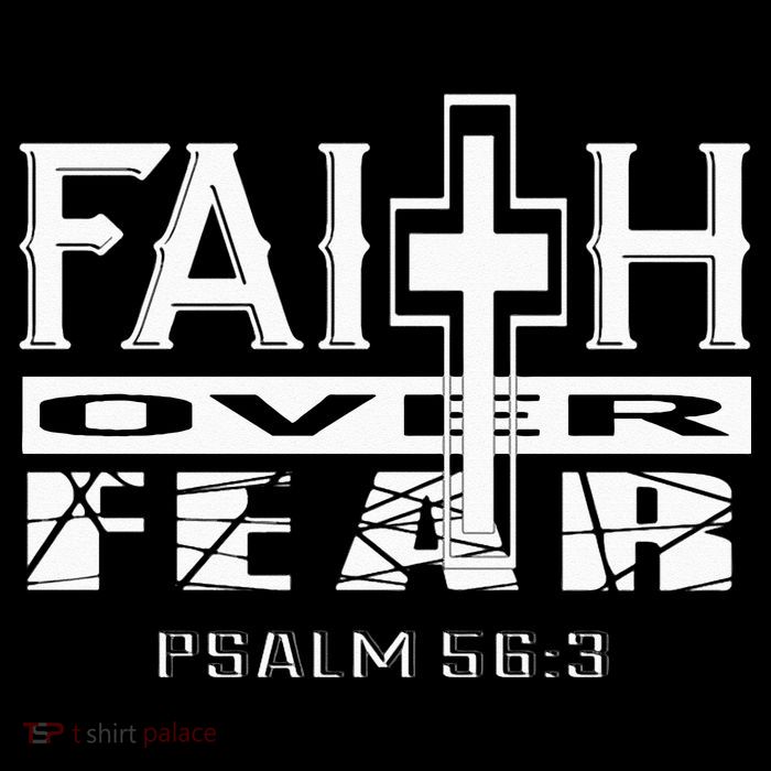 Faith Over Fear Bible Verses Inspiration Premium T-Shirt