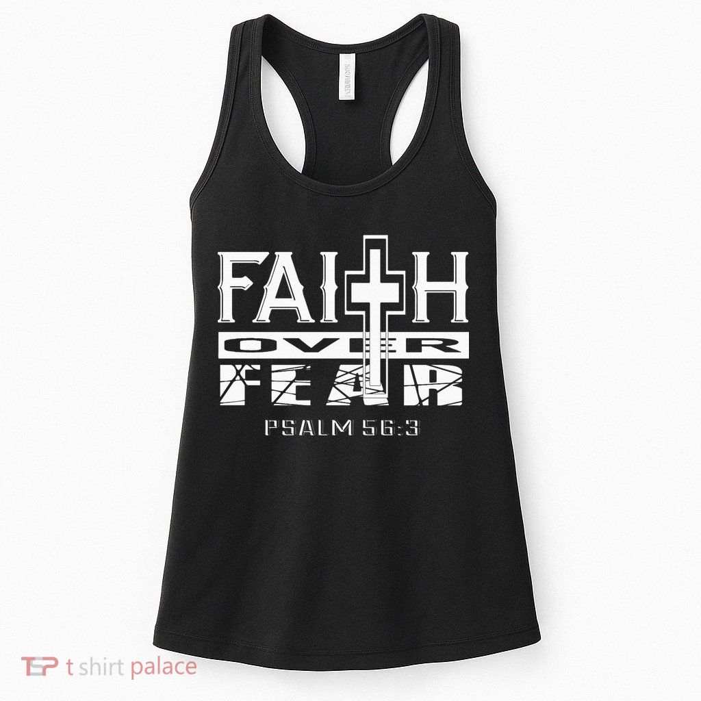 Faith Over Fear Bible Verses Inspiration Womens Tank Top