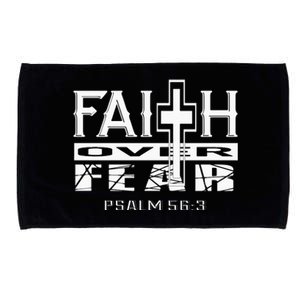 Faith Over Fear Bible Verses Inspiration Microfiber Hand Towel