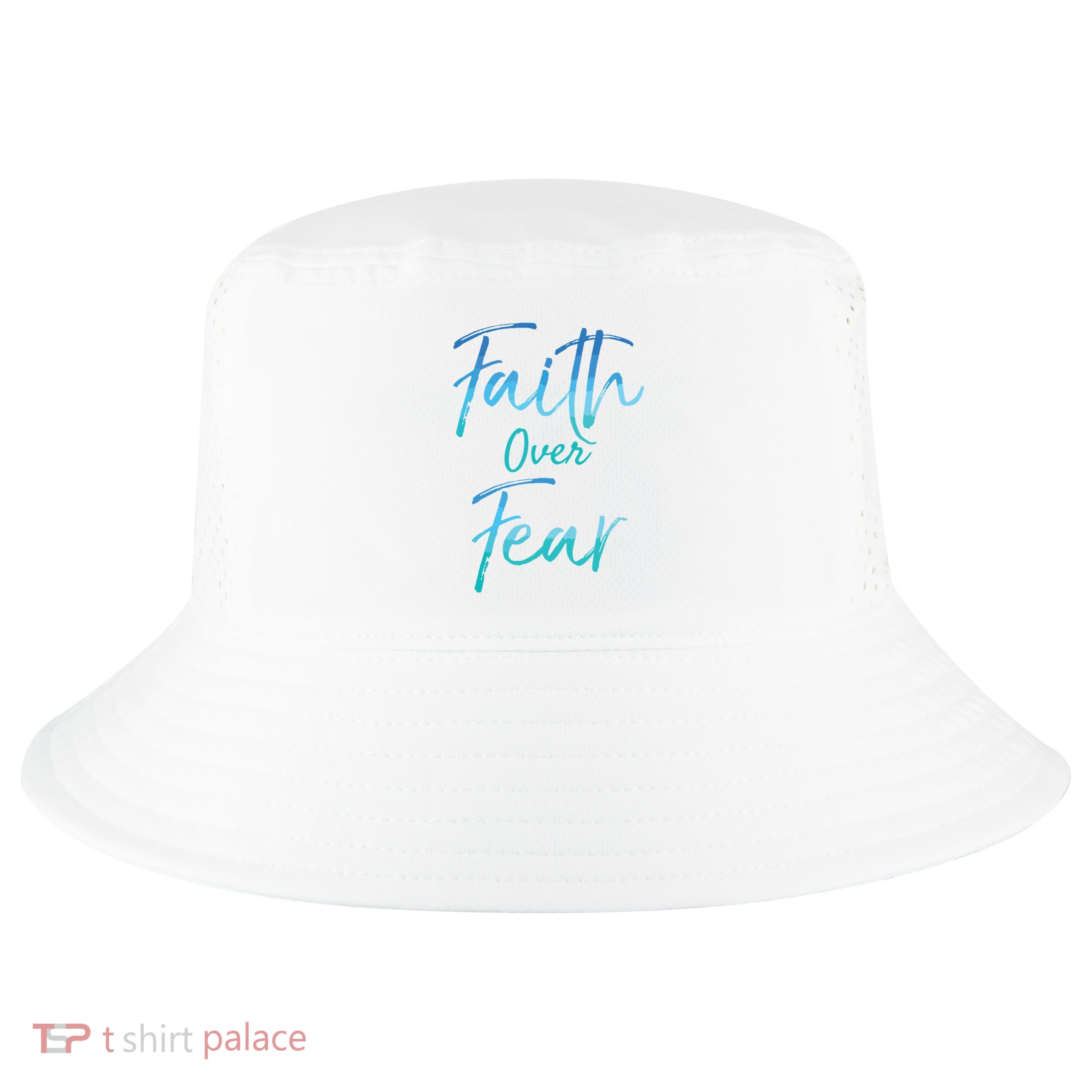 Faith Over Fear Vintage Inspirational Bold Christian Cool Comfort Performance Bucket Hat