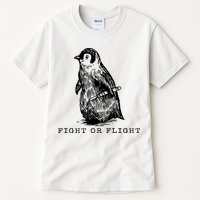 Fight Or Flight Funny Penguin Meme Tall T-Shirt