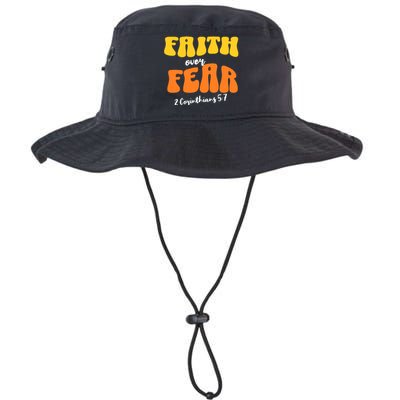 Faith Over Fear Christian Motivational Legacy Cool Fit Booney Bucket Hat