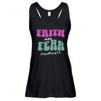 Faith Over Fear Christian Motivational Ladies Essential Flowy Tank