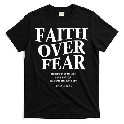 Faith Over Fear Christian Jesus T-Shirt