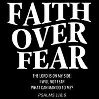 Faith Over Fear Christian Jesus Backpack