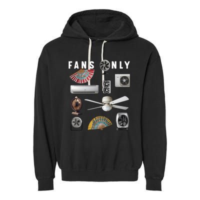 Fans Only Garment-Dyed Fleece Hoodie