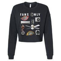 Fans Only Cropped Pullover Crew