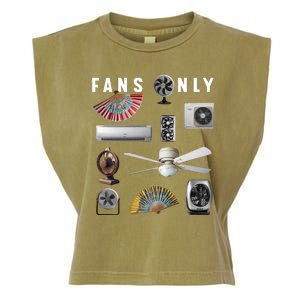 Fans Only Garment-Dyed Women's Muscle Tee