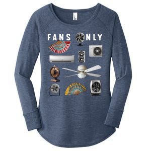 Fans Only Women's Perfect Tri Tunic Long Sleeve Shirt