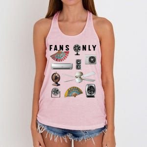 Fans Only Women's Knotted Racerback Tank