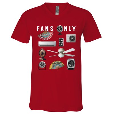 Fans Only V-Neck T-Shirt