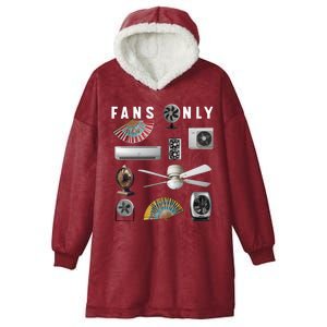 Fans Only Hooded Wearable Blanket