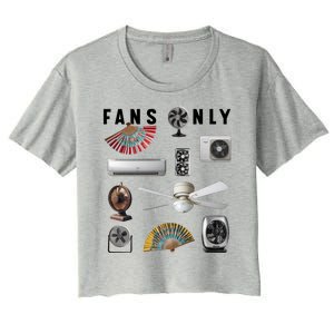 Fans Only Women's Crop Top Tee