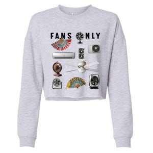 Fans Only Cropped Pullover Crew