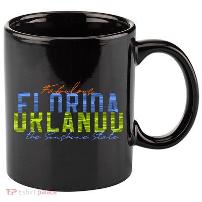 Fabulous Orlando Florida The Sunshine State 11oz C Handle Ceramic Mug