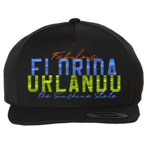 Fabulous Orlando Florida The Sunshine State Wool Snapback Cap