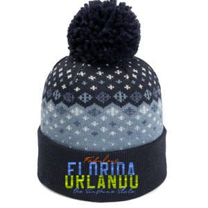 Fabulous Orlando Florida The Sunshine State The Baniff Cuffed Pom Beanie