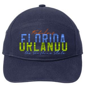 Fabulous Orlando Florida The Sunshine State 7-Panel Snapback Hat