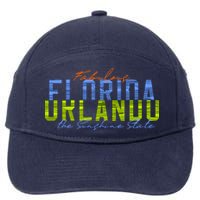 Fabulous Orlando Florida The Sunshine State 7-Panel Snapback Hat