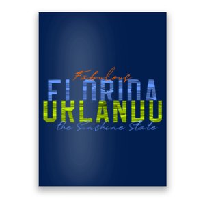 Fabulous Orlando Florida The Sunshine State Poster