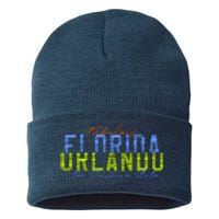 Fabulous Orlando Florida The Sunshine State Sustainable Knit Beanie