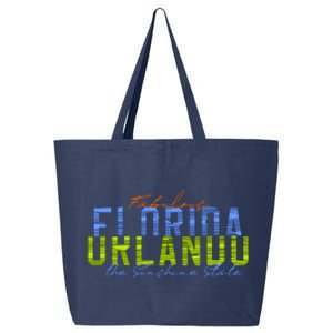 Fabulous Orlando Florida The Sunshine State 25L Jumbo Tote