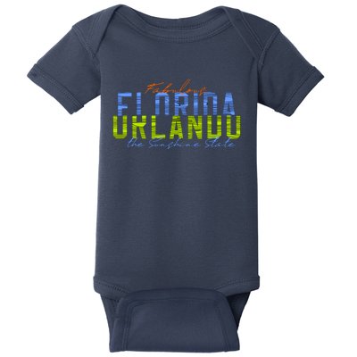 Fabulous Orlando Florida The Sunshine State Baby Bodysuit