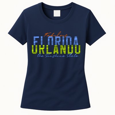 Fabulous Orlando Florida The Sunshine State Womens T-Shirt