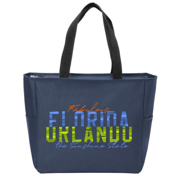 Fabulous Orlando Florida The Sunshine State Zip Tote Bag