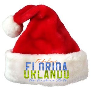 Fabulous Orlando Florida The Sunshine State Premium Christmas Santa Hat