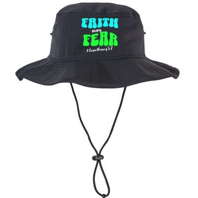 Faith Over Fear Christian Motivational Legacy Cool Fit Booney Bucket Hat