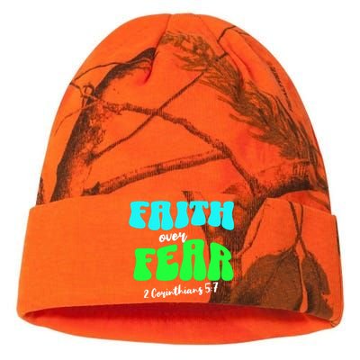 Faith Over Fear Christian Motivational Kati Licensed 12" Camo Beanie