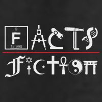 Facts Over Fiction Atheist Studies 7 Panel Mesh Trucker Snapback Hat
